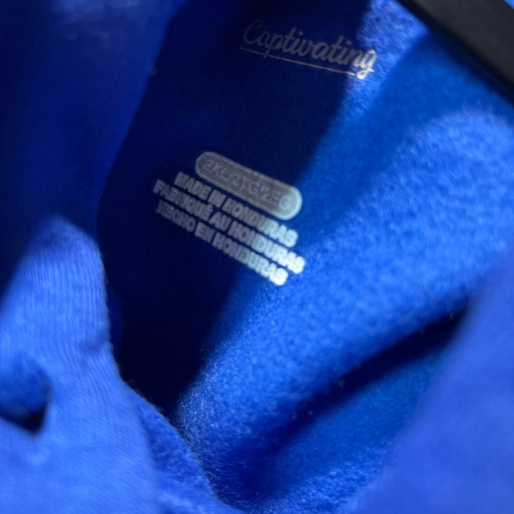 Boise State Idaho 2xl Hoodie Pullover Sweatshirt Blue - Picture 2 of 3